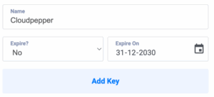 Specify details access token Vultr 